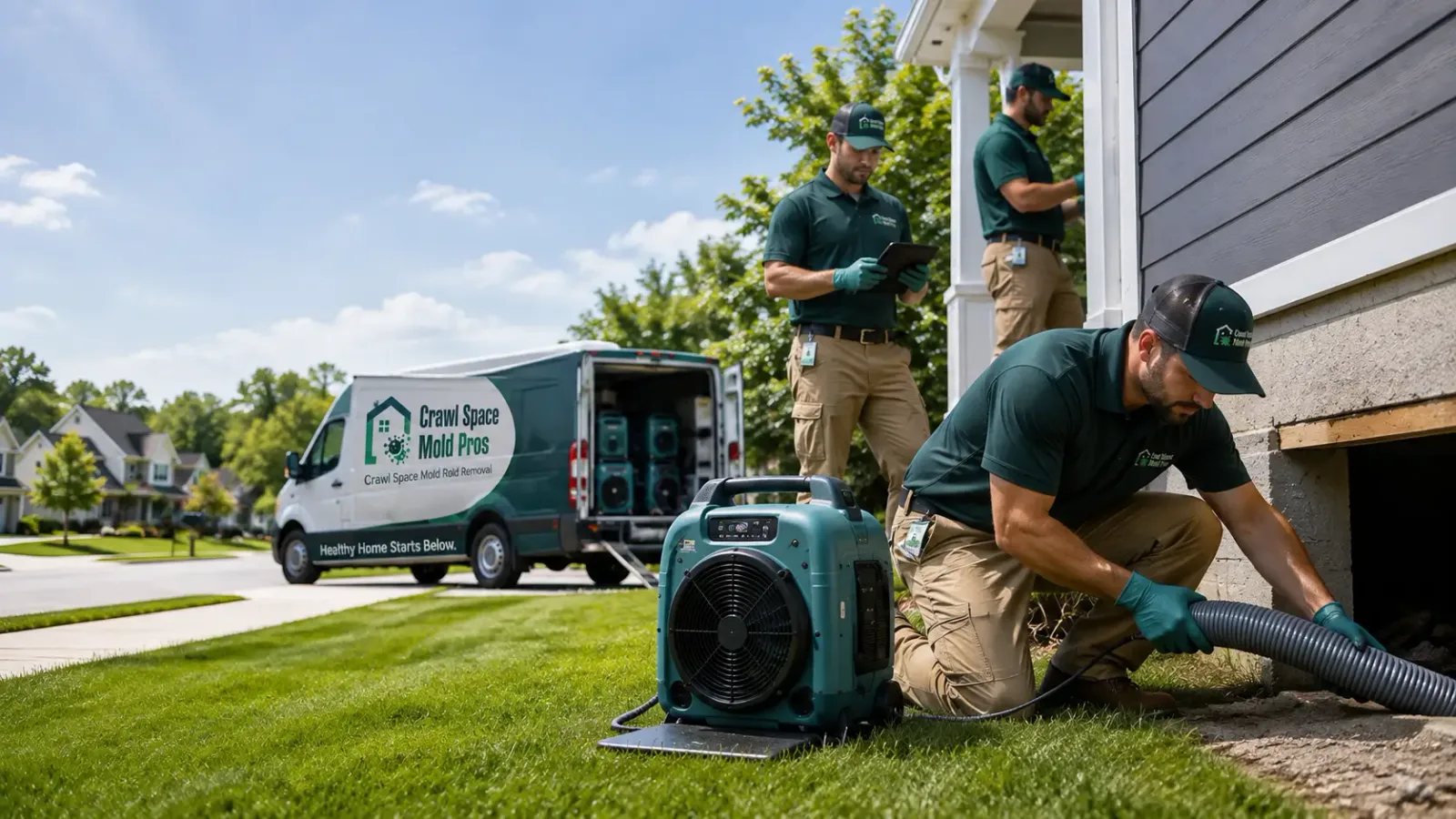 Crawl Space Mold Removal in Irons, MI